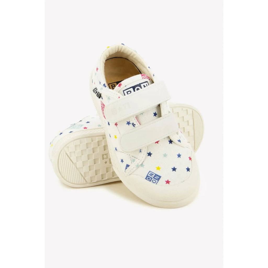 Baskets Izy scratch écru Bonton