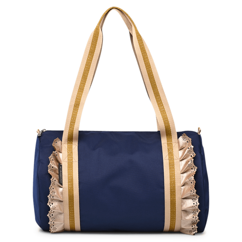 Sac Polochon Froufrous Marine Cadette