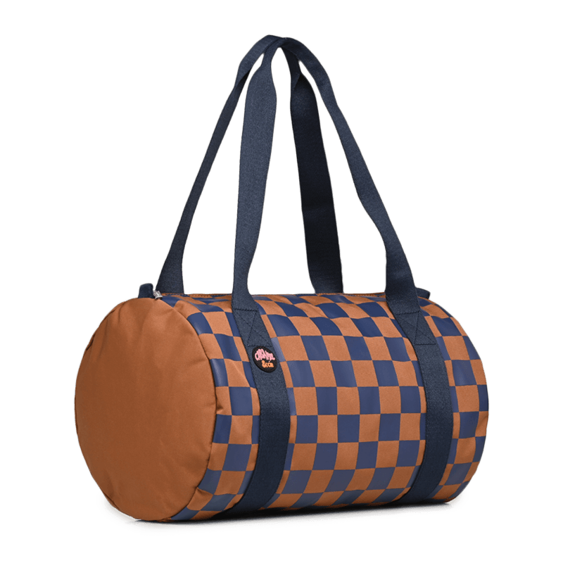 Sac Polochon Square Ocre Marine Cadette