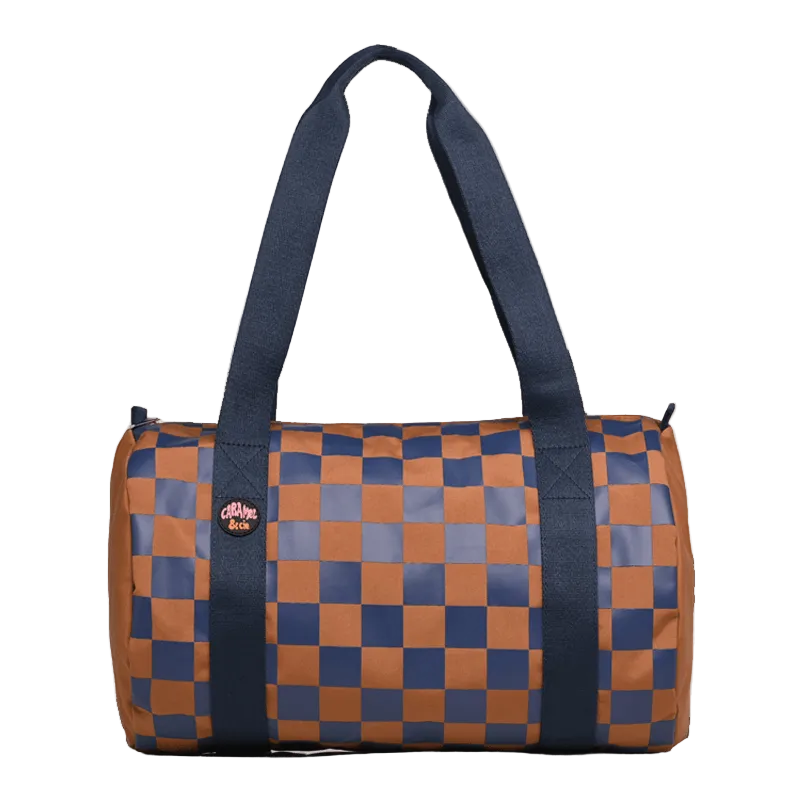Sac Polochon Square Ocre Marine Cadette