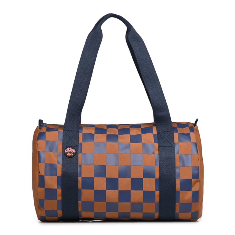 Sac Polochon Square Ocre Marine Cadette