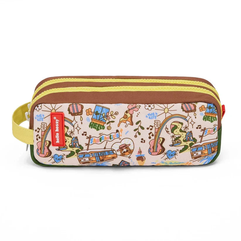 Trousse Scolaire Double Compartiment San Francisco Hello Hossy