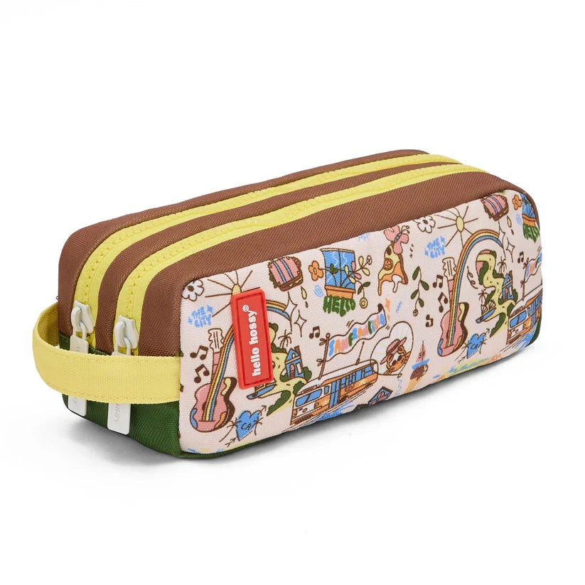Trousse Scolaire Double Compartiment San Francisco Hello Hossy