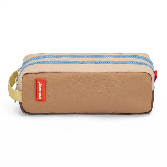 Trousse Scolaire Double Compartiment Walnut Hello Hossy