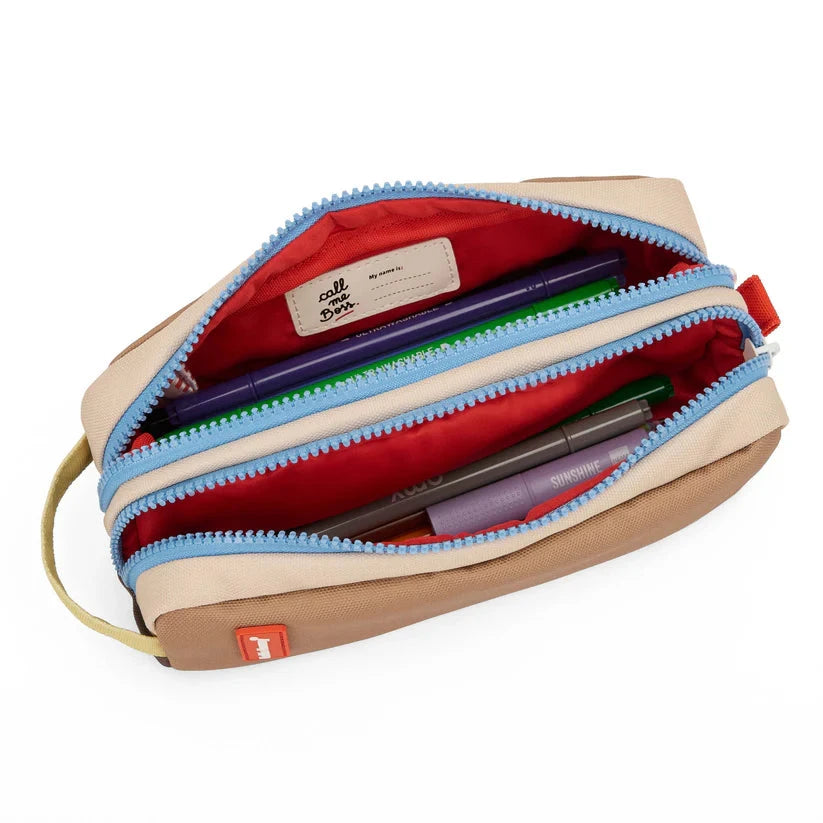 Trousse Scolaire Double Compartiment Walnut Hello Hossy