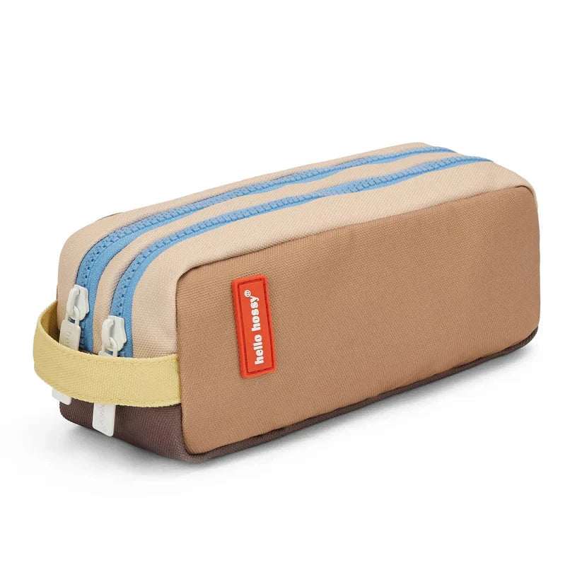 Trousse Scolaire Double Compartiment Walnut Hello Hossy